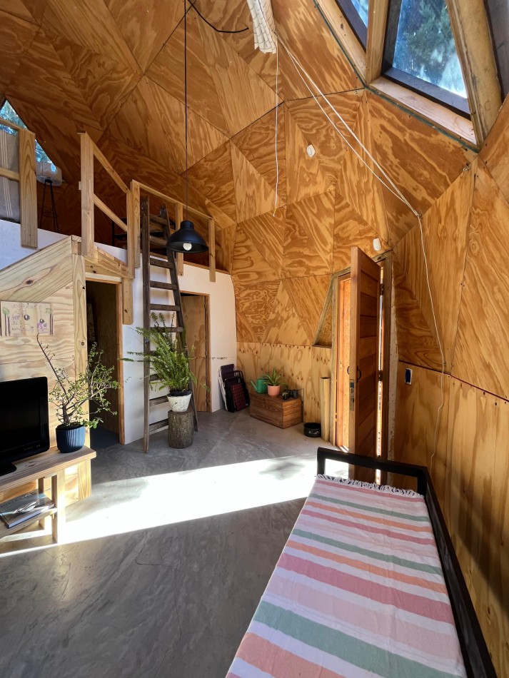 Casa/Domo en venta Valeria del mar - 2 ambientes + entrepiso - Woodframe - 1 año antiguedad 