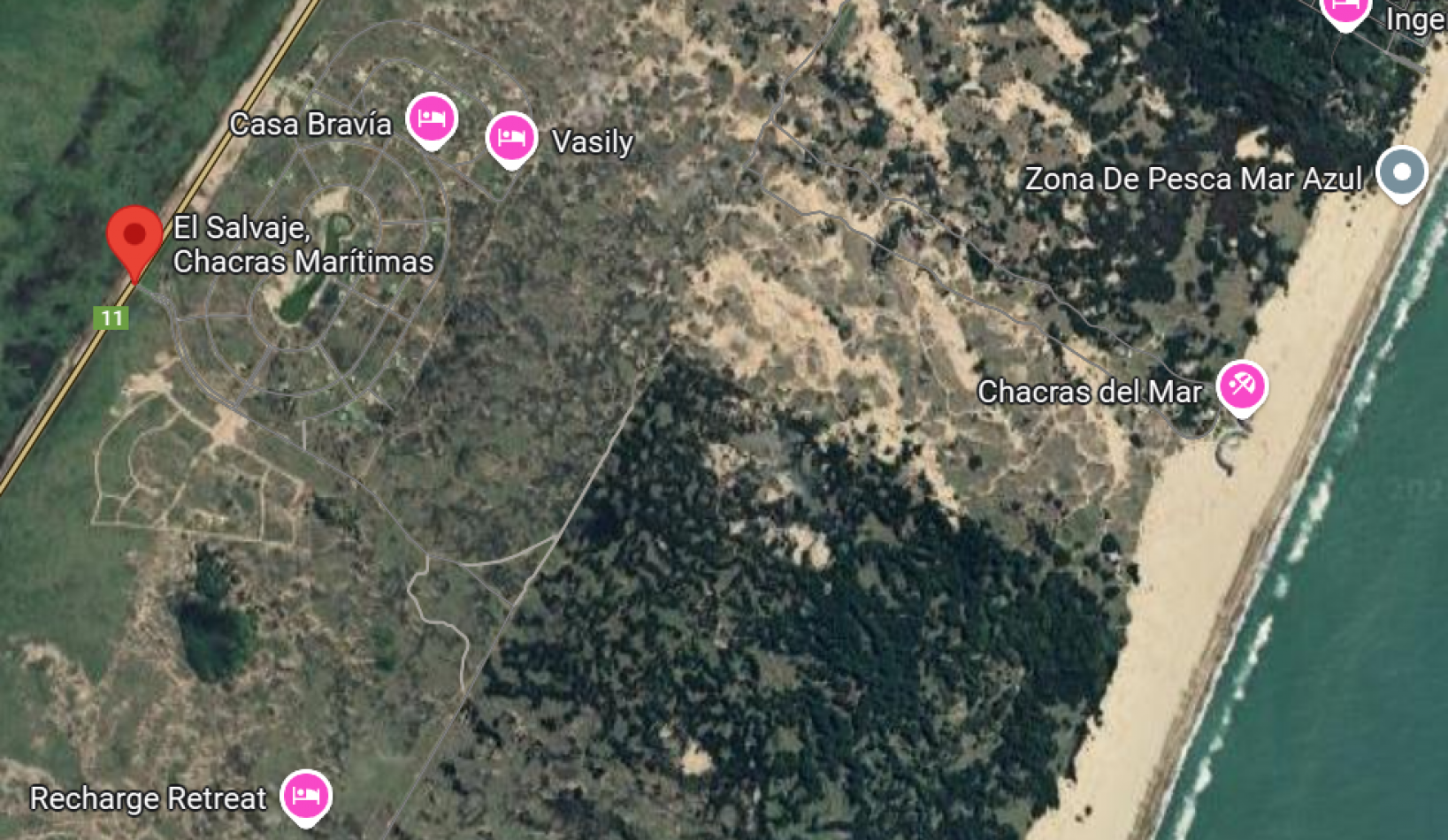 Lote/Terreno en Venta El Salvaje-Mar Azul 2.838 m2 Sobre laguna frente al Club House