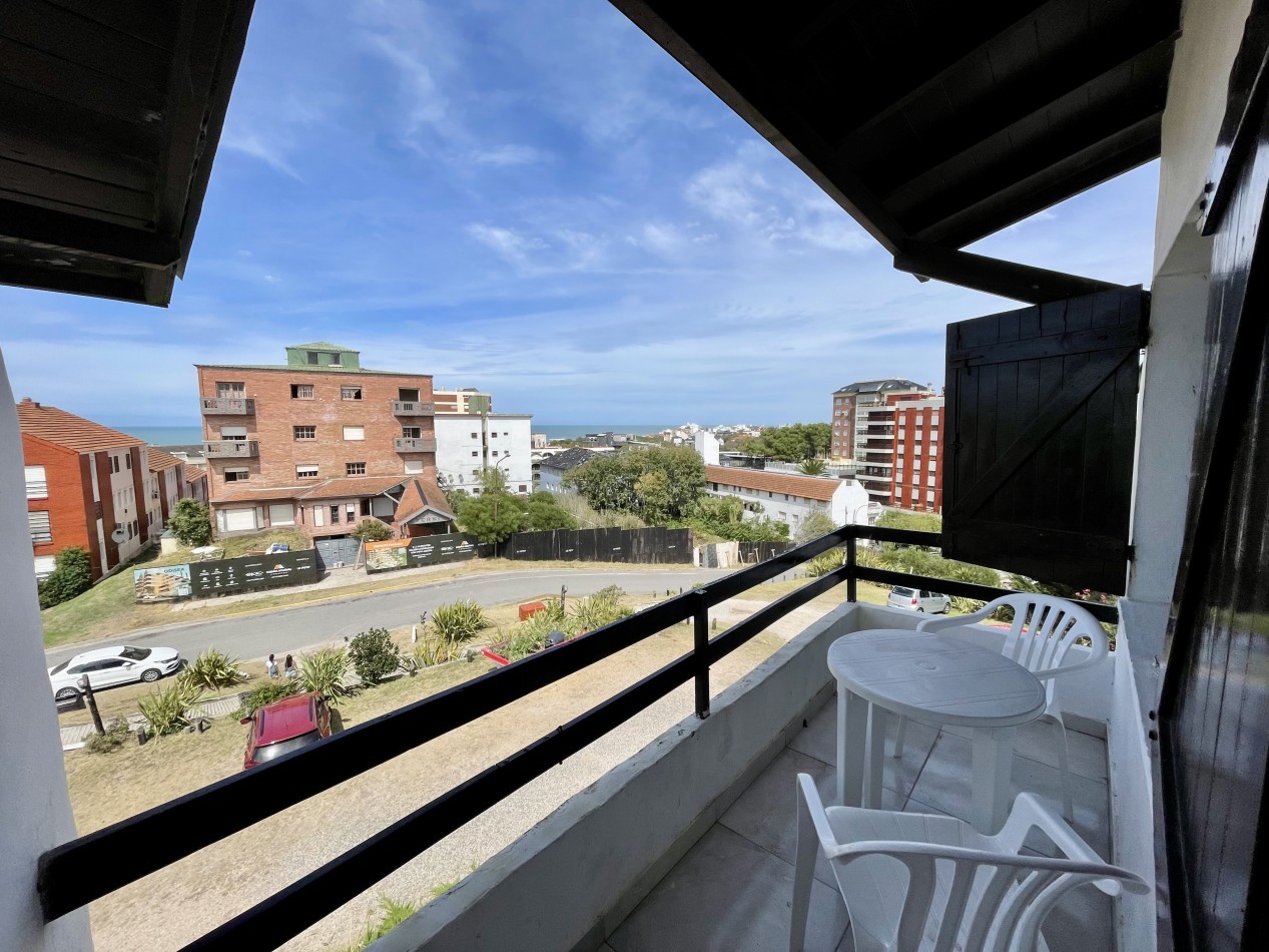 Departamento 2 ambientes con vista al mar en Pinamar
